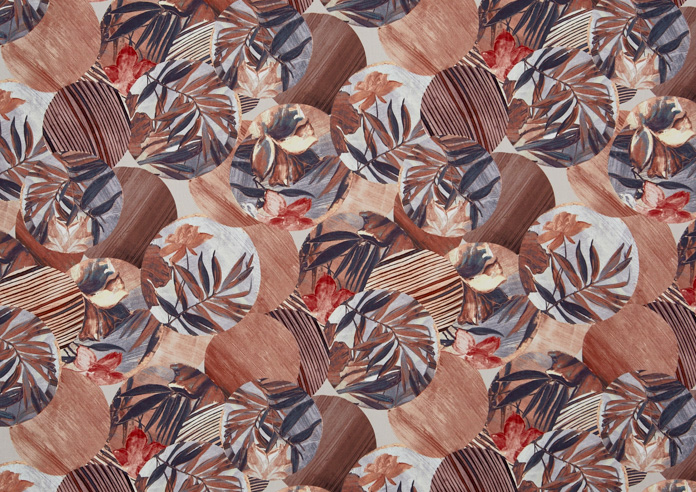 Osaka, Papaya - Fabric Only - Image 3